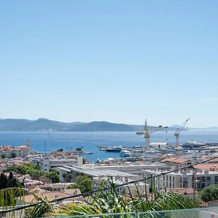 Sea View Lou Miradou, Piscine,parking, Center & Beaches 别墅 拉西约塔